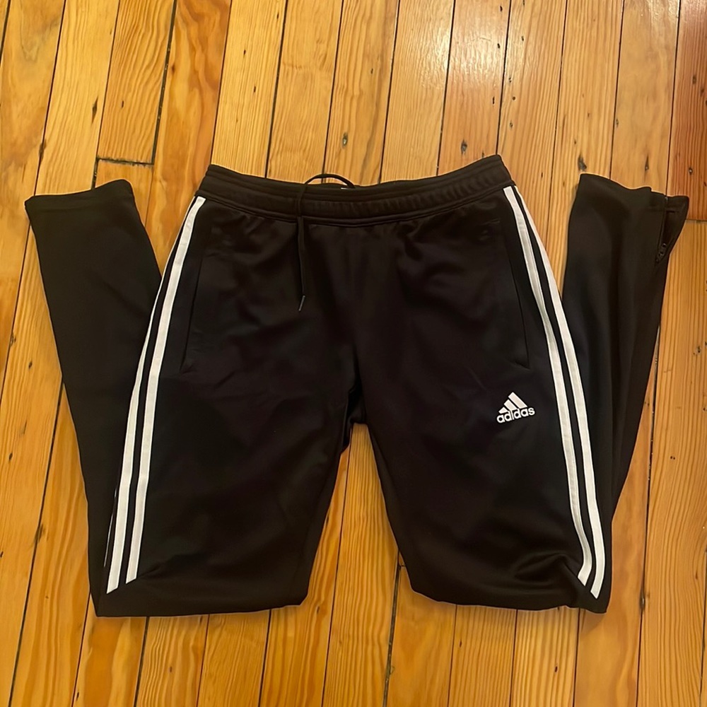 Women’s black Adidas track pant